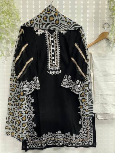 DN 10002 BY SAGAR IMPEX DESIGNER GEROGETTE SALWAR SUIT WHOLESALER IN INDIA